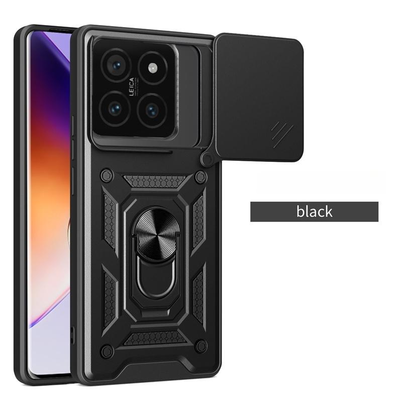 Чехол Armor Funda для Xiaomi 14T Pro 5G Чехол с кольцом-держателем для автомобиля Для Xiaomi14T Mi14T 14 T T14 Pro 14TPro Защитная крышка для объектива