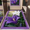 3D Flower Carpet Corridor Anti Slip Absorbent Floor Mat Entrance Door Mat Anti Slip Mat