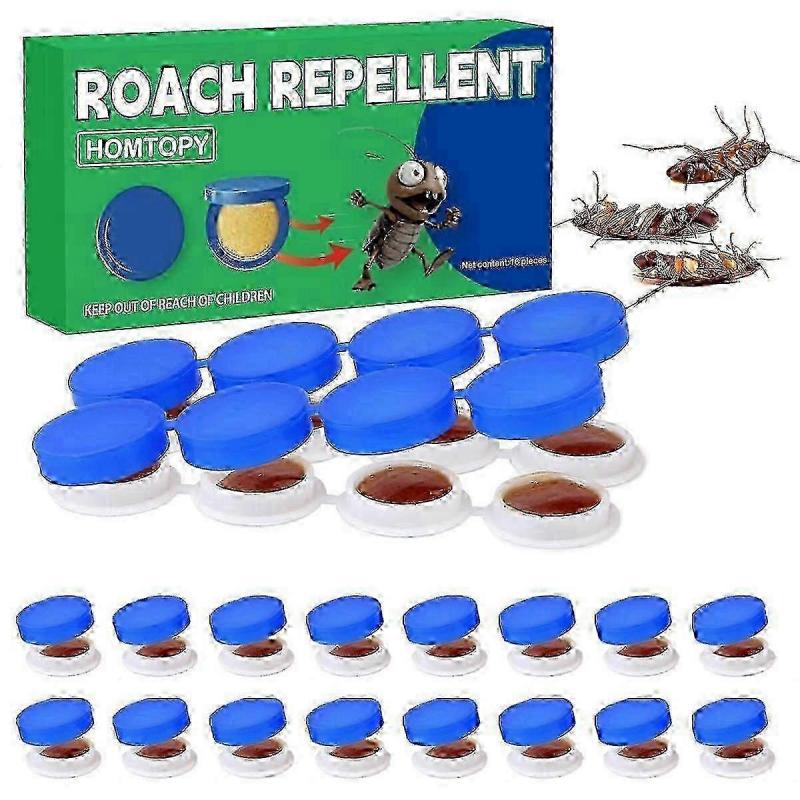 16PCS Roach Bait & Killer Effective Cockroach Repellent and Gel for Quick Elimination of Indoor Roach