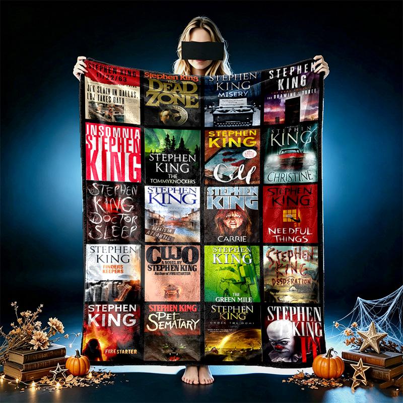 Candy Collage Poster Blanket, Valentine's Day, Halloween Festival Gift Blankets, Home Blanket for Bed and Couch Use