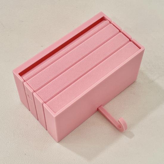 Wall Mount Key Holder Easy Installation Fun 3D Printed Car Garage with Opening Door Entryway Key Rack