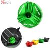Motorcycle Green CNC Oil Filler Cap Plug Cover Cap For Kawasaki NINJA ZX14R ZX-14R 2012- ZZR1400 ZZR 1400 ZX1400 Accessories