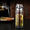 Leak-proof Glass Oil Bottle Automatic Opening And Closing Oil Tank Meterable Kitchen Gravity Soy Sauce Bottle Vinegar Pot