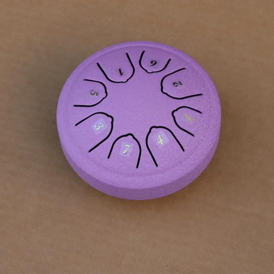 Стальной язычковый барабан 8 нот язычковый барабан Handpan Ethereal Drum Медитационный музыкальный инструмент Садовый барабан для дождя