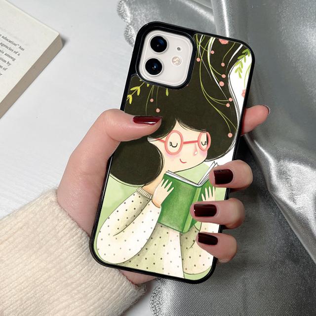 Чехол для телефона «Читайте больше книг» для iPhone 17 Air 16 15 14 12 13 PLUS 11 PRO MAX Задняя крышка Fundas