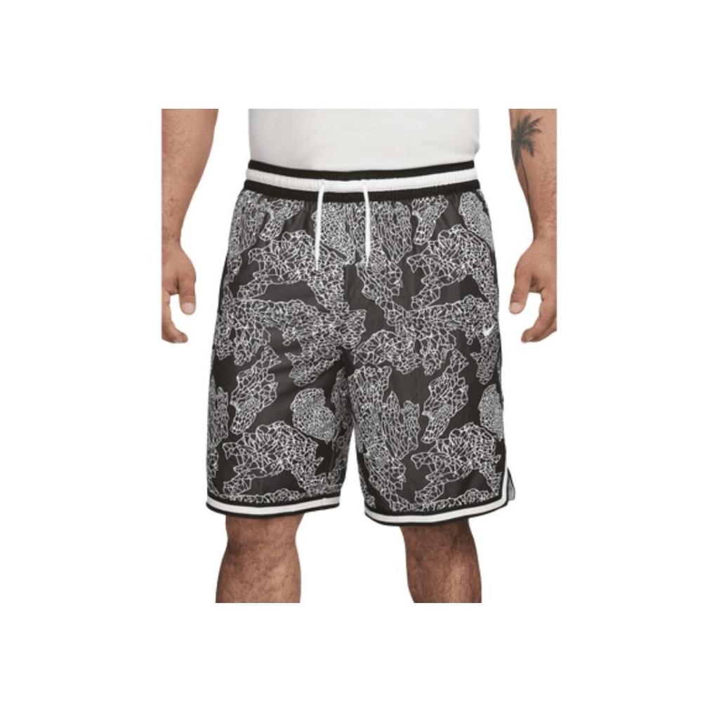 Nike Шорты для баскетбола Dri-FIT DNA All Over Print со шнуровкой, мужские шорты черного цвета FB6928-010