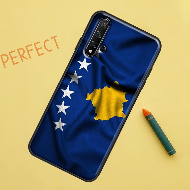 Чехол для Huawei Nova 12s 11i 7i 8i 12i Y73 Y70 Y90 Y60 Y72 Y61 Y91 9 10 SE P40 Lite P30 Pro с флагом паспорта Косово