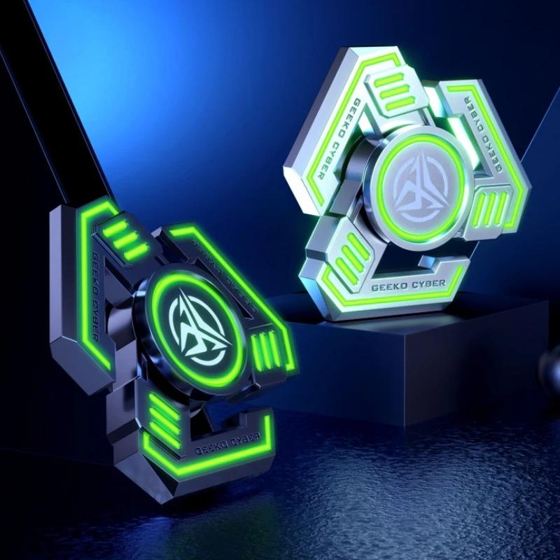 Гироскоп на палец, декомпрессионный инструмент, металлический волшебный спиннер, супер черный, технологические игрушки EDC для взрослых и мальчиков, антистресс ORIGIN