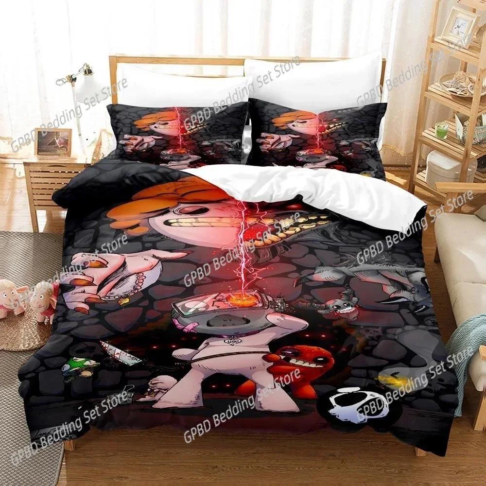 Luxury New 3D Print Game The Binding of isaac Bedding Set Single Twin Full Queen King Size Bed Set Teenager Bedroom Sheet sets
