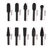 10 шт. Рашпильные фрезы Рашпильный набор Сверло Шлифовальный станок Рашпиль для деревообработки Резьбовой инструмент 1 4 Круглый хвостовик Вращающаяся борфреза