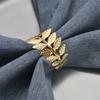 Wheat Napkin Ring Buckles Gold Tableware Dinner Table Home Party Home Decorations