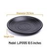 Melamine Black Imitation Porcelain Plate - Versatile Dish for Hot Pot, Barbecue, and Cold Dishes