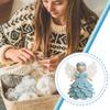NEW DIY Crochet Angel Ornament Kit Handmade Crochet Materials Angel Ornament Set DIY Material Christmas Tree Hanging Crocheting