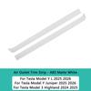 For Tesla Model 3 Highland Dashboard Cover Trim Model Y Juniper  Air Outlet Trim Strip Panel Stylish Interior Car Accessories