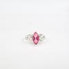 Rare Pink Tourmaline Gemstone 925 Sterling Silver Jewelry Wedding Ring For Her CZR-5-2