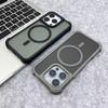For Magsafe Armor Bumper Matte Phone Case For iPhone 17 Air 15 16 14 12 13 11 17 Pro Max 16 Plus Hard Shockproof Hybrid Cover