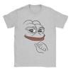 Мужские футболки Smug Pepe The Frog Fashion Хлопковые футболки с коротким рукавом Футболка с круглым вырезом Одежда Подарок на день рождения