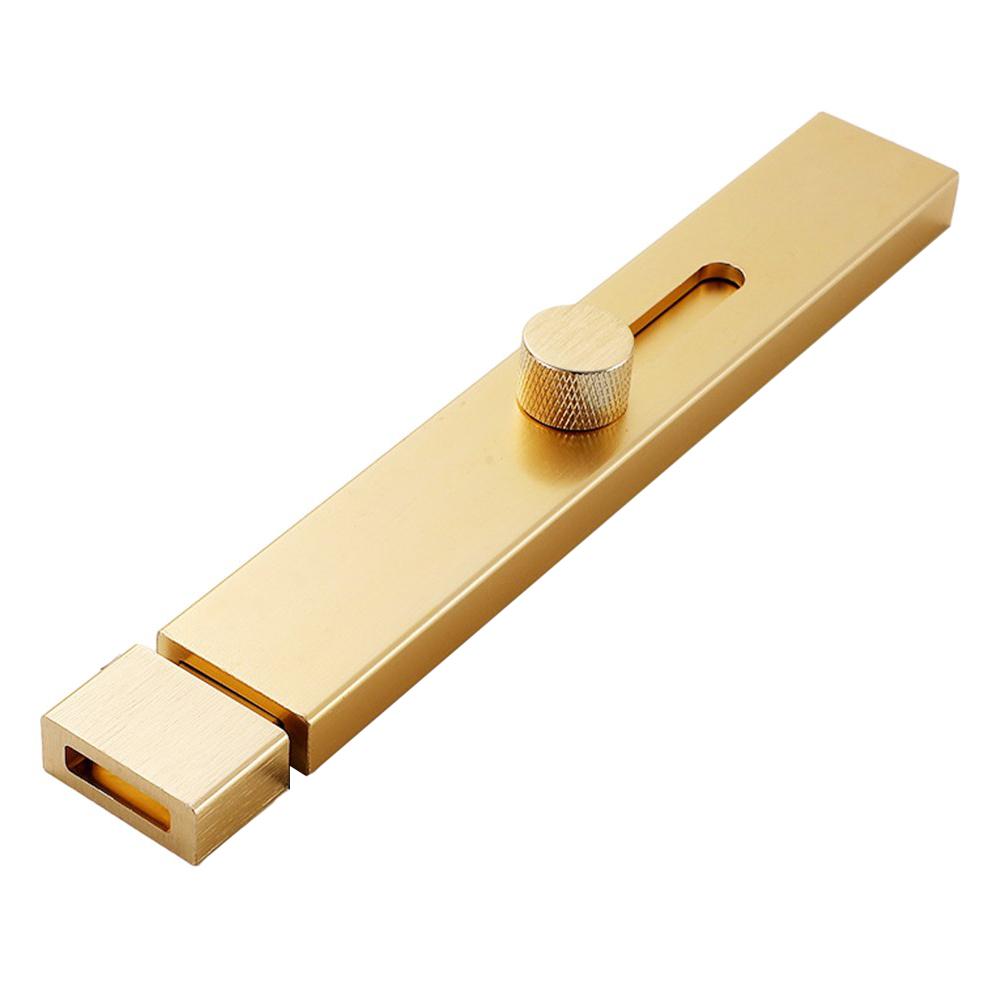 Дверной замок Защелка Безударный дверной болт Раздвижные болты Противоугонный замок безопасности Алюминиевый сплав Туалет Дверной замок Защелка для ворот Фурнитура