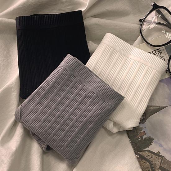 Women Underpants Mid Waist Solid Color Nylon Plus Size Japanese Style Butt-lifted Good Breathability Elastic Quick-drying Sport Casual Briefs