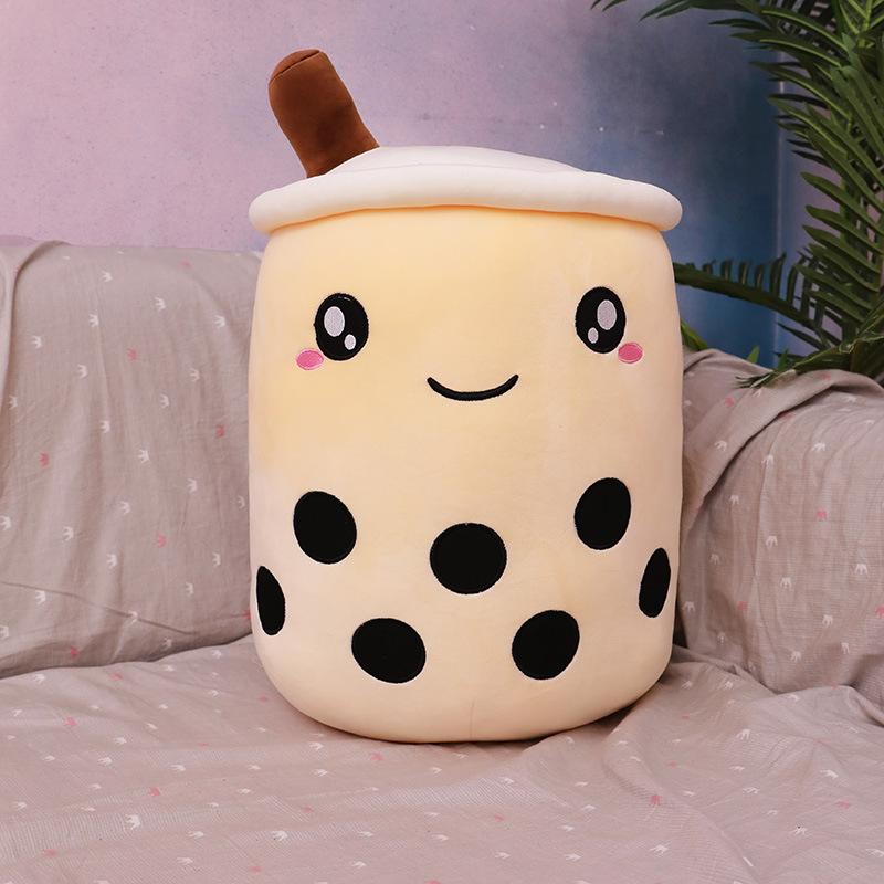 24 см Подушка для чая с молоком Kawaii Мягкая плюшевая игрушка Boba Tea Plushie Игрушка для детей Игрушки Подарки на день рождения