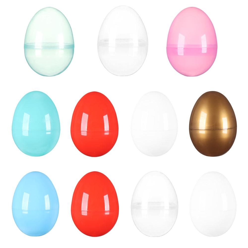 Toys Accessories Add Treats Decoration Easter Decor Party Decor Plastic Fillable Egg Easter Eggs