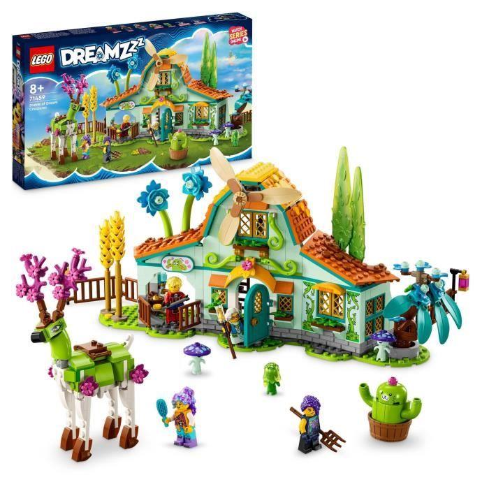 LEGO® DREAMZzz 71459 Конюшня существ из снов, Игрушка-ферма с фигуркой оленя 2-в-1