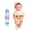 12 Inch Silicone Doll Lifelike Eye Closed Emulational Newborn Baby Dolls Washable WaterproofBaby