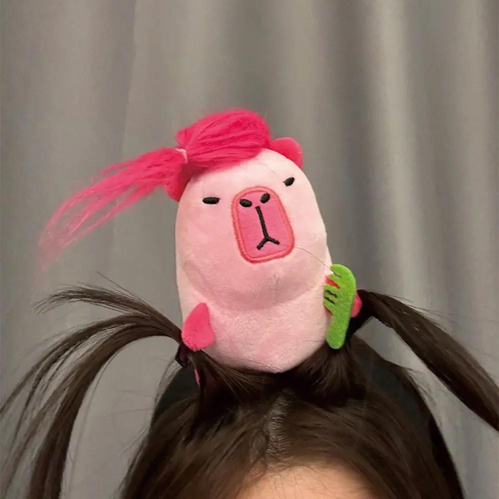 Hairstyle Fixing Tool Capybara Hair Band Headdress Hair Headband Taking Photos Wash Face Headwear Ornament Washing Face