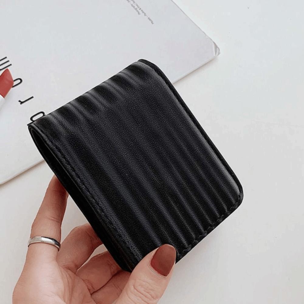 with Mirror Mini Cosmetic Bag Pu Leather Lipstick Storage Bag Travel Supplies Lipstick Bag Girls