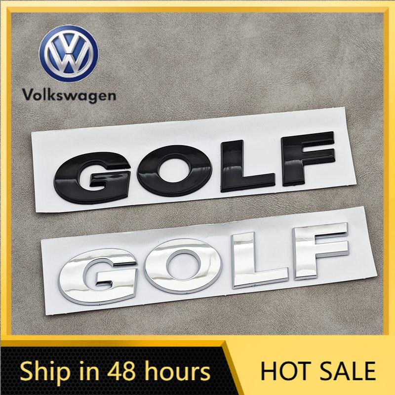 Для VW Volkswagen Jetta MK5 Golf 3D ABS Хром Черный Логотип GOLF Эмблема Буквы Наклейка Значок на Задний Багажник Автомобиля Для Volkswagen VW Gol