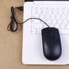 For Ms116 Optical Reliable Wired Usb Mouse Scroll Wheel 2 Buttons Black Business Laptop Office