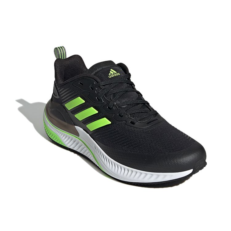 Adidas Alphamagma Comfortable Non-Slip Durable Low-Top Training Shoes Men Sneakers Black Green GV7921