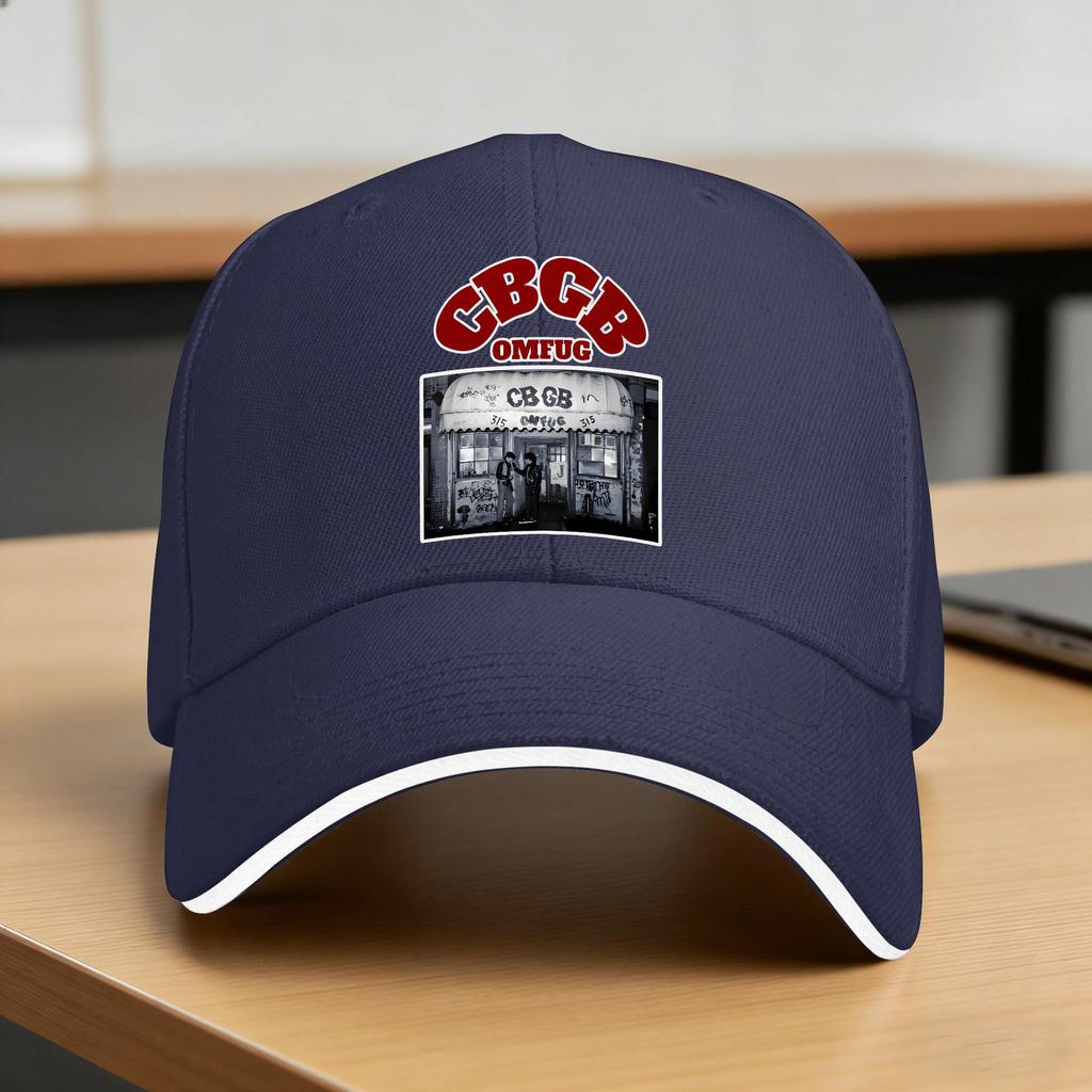 Cbgb Omfug Casual Baseball Cap Hiking Fishing Trucker Hat Spring Adjustable Unisex Unisex Classic Baseball Caps