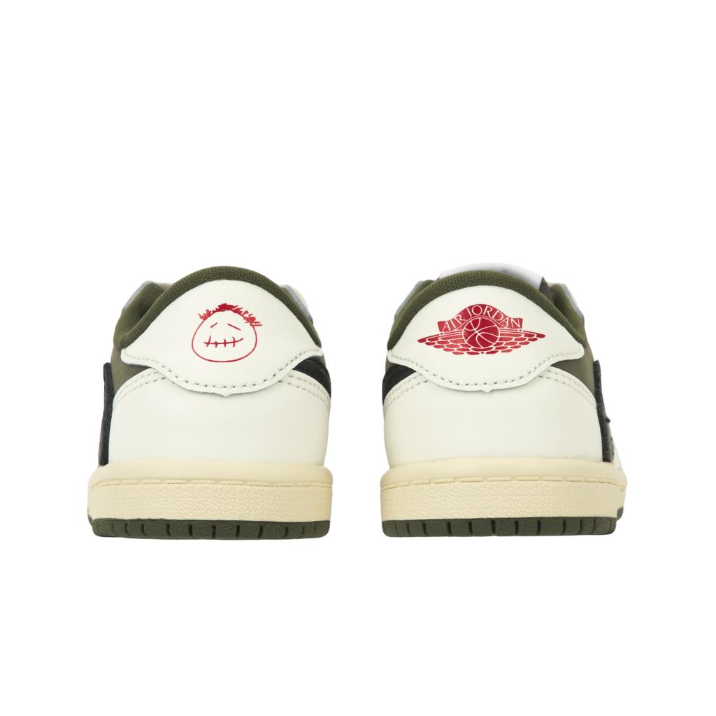 Кроссовки Travis Scott x Air Jordan 1 Retro Low OG SP TD Reverse Olive / Medium Olive Baby Green Black Sail DO5441-200