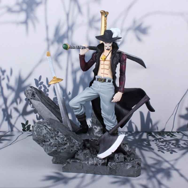 14 см One Piece Аниме Фигурки Дракуль Михоук Вершина Решающей Битвы Фигурка Действия ПВХ Модель Игрушки Коллекция Украшения Кукла Подарок для Фанатов