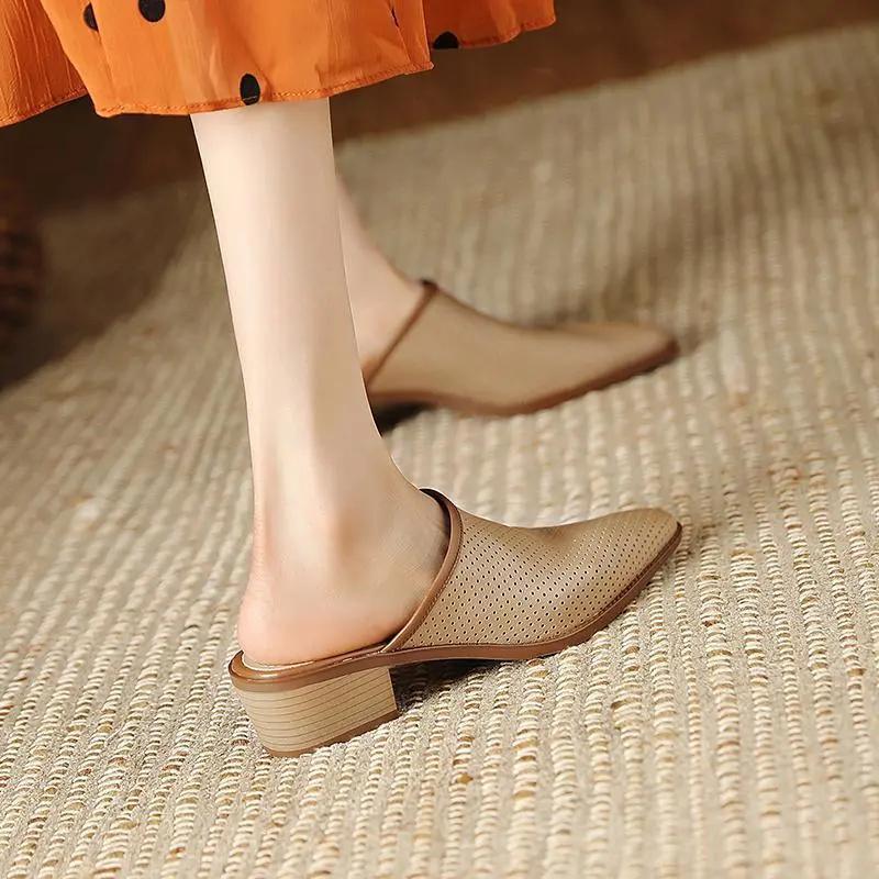Cresfimix женские модные легкие дышащие туфли на квадратном каблуке без застежек, элегантные женские туфли-лодочки бренда класса люкс бежевого цвета A1375