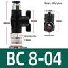 Pneumatic Hand Valve Set with Quick-Plug Connectors BUC 4/6/8/10mm