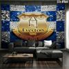 Everton F.C Wall Tapestry Aesthetic Wall Hanging Printed Fabric Blanket Decorative Tapestries for Bedroom Living Room Home Decor