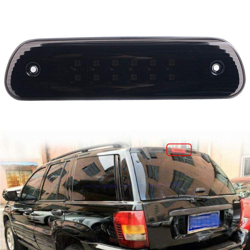 Автомобиль третий красный задний стоп-сигнал тормоза дымчатый/прозрачный светодиодный фонарь для Jeep Grand Cherokee 1999-2004