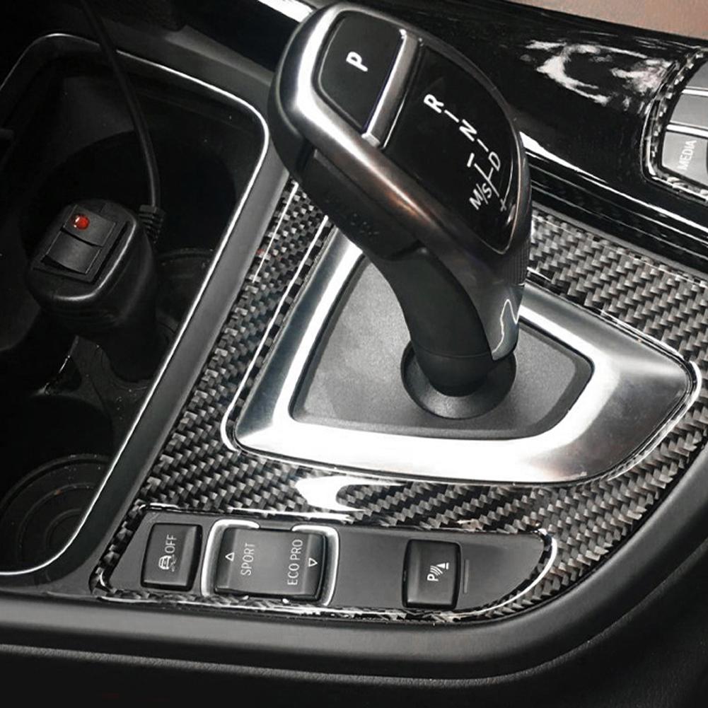 Накладка на панель переключения передач из углеродного волокна, наклейка из АБС-пластика для BMW 3 4 серии F32 F30 F31 F33 F36 3GT F34 2014 2015 2016 2017