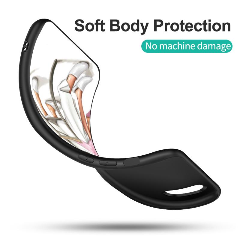 Black Tpu Case For Xiaomi POCO M4 X4 C40 Pro 4G 5G X3 NFC 5G F3 F4 GT Mom Dad Baby Family