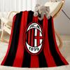 Ac Milan Blanket Comfortable Suitable For Sofa Picnics Bedding Four Seasons Multipurpose Stylish Decor Ideal Gift For Birthday Valentine'S Day