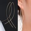New Fashion Trend Unique Design Elegant Delicate Zircon Flower Pearl Earrings Women Jewelry Wedding Party Gifts Wholesale
