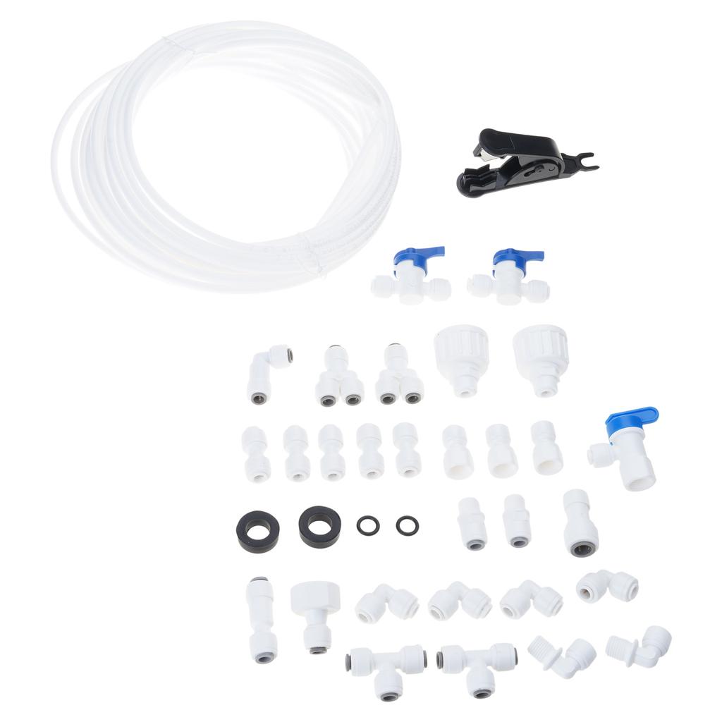 10m Universal Water Supplies Kit Water Inlets Pipe Universal Pipe Set 10m Tubing PVC Material for Side by Side Fridges