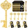 50 шт. 50-й золотой ключ открывалка для бутылок 50-й юбилей сувениры подарки для гостей 50-й ключ открывалка для пивных бутылок с благодарностью