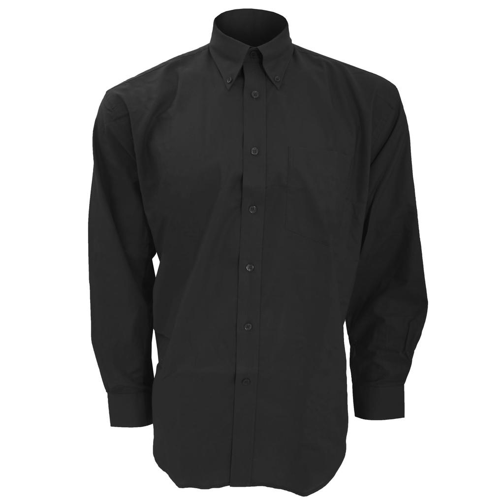 Kustom Kit Mens Workwear Oxford Long Sleeve Shirt