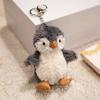 Penguin Cartoon Rabbit Football Shaped Plush Doll Pendant Keychain Birthday Gift