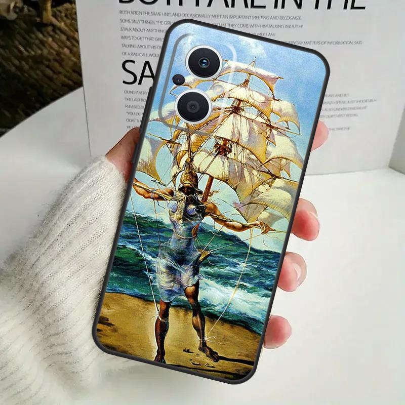 Чехол Сальвадор Дали для OPPO Reno 8T 4Z 5Z 8 10 11 Pro 4 5 6 7 Lite OPPO Find X6 Pro X3 X2 X5 Lite