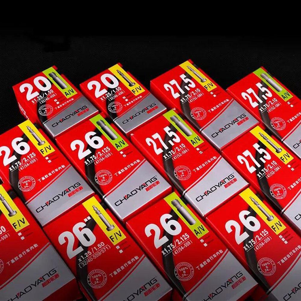 Mountain Bike Road Bike Inner Tube French Valve Bicycle Tire Road Bike Cycle Butyl Rubber 26 27.5 29 700C Inner Tube