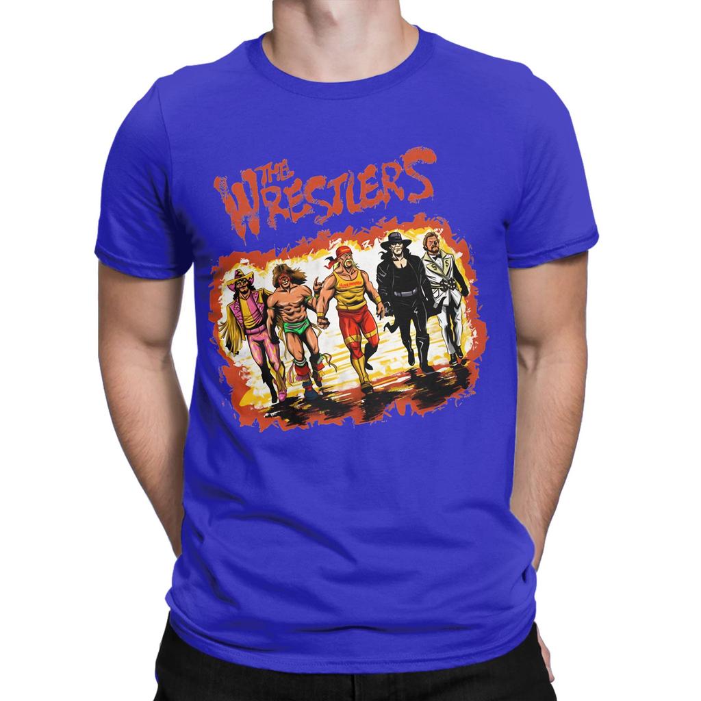 The Wrestlers Novelty 100 Cotton Tshirt Luchador Tees Tops For Unisex